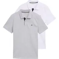 Tom Tailor Camiseta navy / gris claro / blanco