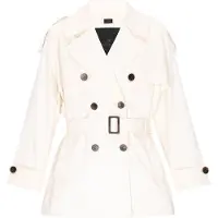 Dreimaster Klassik Abrigo de entretiempo 'Classic' offwhite