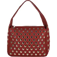 Faina Bolso de mano arándano / plata