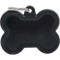 My Family Placa Para Mascota Hushtag De Hueso