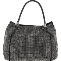 Faina Bolso de mano negro / plata