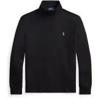 Ralph Lauren para hombre. 710760126001 Camiseta basica negro (S), Casual, Algodón, Manga larga, outlet 2026.