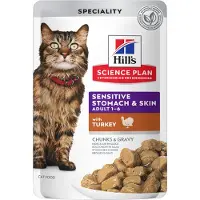 Hill's Pet Nutrition Science Plan Adult Sensitive Stomach & Skin - Pavo - 12 x 85 g