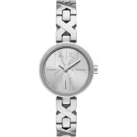 Armani Exchange Reloj analógico plata / blanco