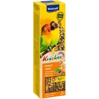 Vitakraft Kracker Original Agapornis - Miel y Sésamo - 3 x 2 unidades