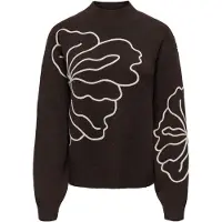 JDY Jersey 'JDYJella' chocolate / blanco