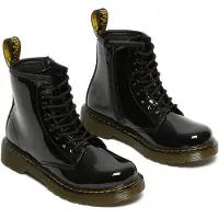 Dr. Martens Botines JR BLACK PATENT LAMPER niña - Negro - 36