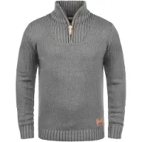!Solid Jersey 'Petro' gris