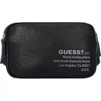 GUESS Riñonera 'NEW YORK' negro / blanco