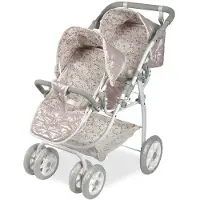 Munecas Arias Fantasía Con Manillar De Altura Para Coche Gemelar 47-77 Cm 45x70x73 Cm
