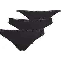 Tommy Hilfiger Underwear Tanga negro / blanco