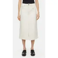 Closed Low Waist Skirt Ivory Talla: W28 | Faldas Midi Outlet | Mujer | Blanco