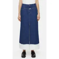Closed Long X-pocket Skirt Mid Blue Talla: W30 | Faldas Maxi Outlet | Mujer | Azul