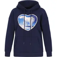 MyMo Pop Sudadera 'Pop' azul / navy / offwhite