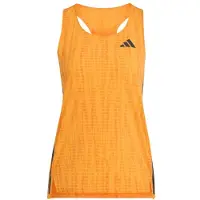 Adidas - Women's Adizero Singlet - Camiseta de running size XL, naranja