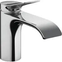 Hansgrohe Vivenis, grifo monomando para lavabo, con sistema de desagüe con varilla, cromo, 1 unidad.