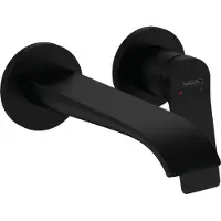 Hansgrohe Kit de montaje completo VIVENIS para grifo de lavabo empotrado, con dos orificios, en color mate