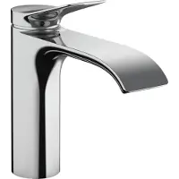 Hansgrohe Grifo de lavabo Vivenis ComfortZone 110 CoolStart con sistema de desagüe cromado