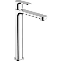 Hansgrohe Grifo monomando para lavabo Rebris S 240 CoolStart con palanca, cromo, modelo 72580000