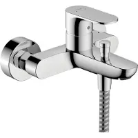 Hansgrohe Grifo monomando para bañera Rebris S, cromo, 1 unidad.