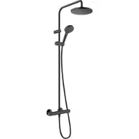 Hansgrohe Showerpipe 200 1jet Vernis Blend EcoSmart, color mate, con termostato para ducha, 1 unidad.