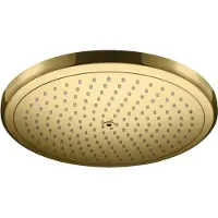 Hansgrohe Cabezal de ducha Croma 280 DN 15, acabado dorado pulido, aspecto dorado pulido