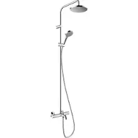 Hansgrohe Ducha empotrada VERNIS Blend 200, 1 chorro, con termostato para bañera EcoSmart, acabado cromado. EcoSmart, acabado cromado