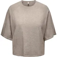 ONLY Jersey 'ONLLOYAL' beige moteado