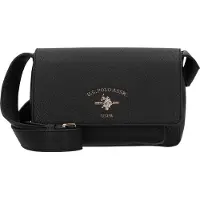 U.S. POLO ASSN. Bolso de hombro 'Stanford' negro