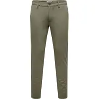 Only & Sons Pantalón chino 'ONSMark' oliva