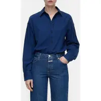 Closed Fitted Shirt & Blouses Dark Blue Talla: XXS | Camisas Outlet | Mujer | Azul