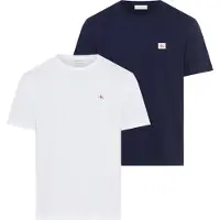 Calvin Klein Camiseta azul oscuro / blanco