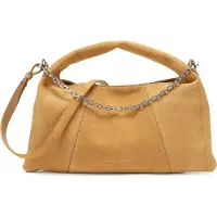 Les Visionnaires Sadie Cozy Chain Bolso Piel natural 37 cm beige