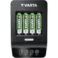 Varta Cargador Ultrarrápido Lcd Con 4 Pilas Aa De 12 V 2100mah