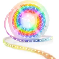 Nedis WIFILS51CRGB, tira de luces inteligente, Wi-Fi, blanca, LED, multifunción, 700 lúmenes