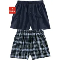 H.I.S. Calzoncillo boxer azul / blanco