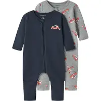 Name it Pijama navy / gris moteado / rojo cereza / blanco