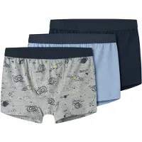 Name it Calzoncillo crema / navy / azul cielo / gris