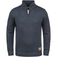 !Solid Jersey 'Petro' azul oscuro