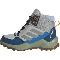 Adidas adidasZapatilla Terrex Ax4r Mid Hiking 33 Grey Two / Reflective Silver / Glow Blue Niño