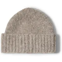 Selected Tejido De Lana De Alpaca Gorro Mujeres Gris ONE SIZE