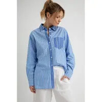 Josephine & Co Doris Blouse Light Blue Stripe Talla: 34 | Manga Larga Outlet | Mujer | Azul