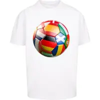 Mister tee Camiseta 'Home Europe' azul / amarillo oscuro / rojo / blanco
