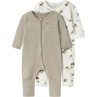 Name it Pijama beige / marrón / gris humo / blanco