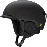 Smith - Cascos esquís niños - Scout Jr. MIPS Matte Black - Talla Infantil 48-53 cm - Negro