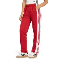 Adidas Pantalón 'Adibreak' rojo vivo / blanco