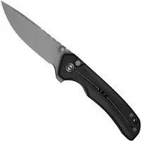 CIVIVI Navaja Tarask, Black G-10, Stonewash