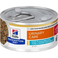 Hill's Pet Nutrition c/d Urinary Stress Estofado - Prescription Diet - Atún y Verduras - 24 x 82 g