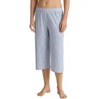Calida Pantalón de pijama azul paloma / blanco