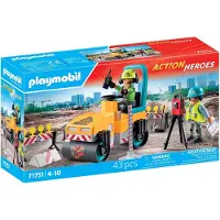Playmobil Figura De Construcción De Carreteras